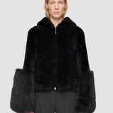 Grey Sarah Shearling Jacket - Joseph