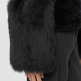 Grey Sarah Shearling Jacket - Joseph