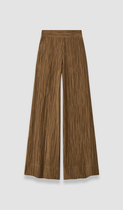 Brown Selene Fluid Crinkle Trousers - Joseph