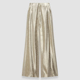 Gold Selene Silk Snake Lame Trousers - Joseph
