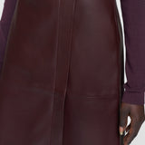 Purple Sèvres Nappa Leather Skirt - Joseph