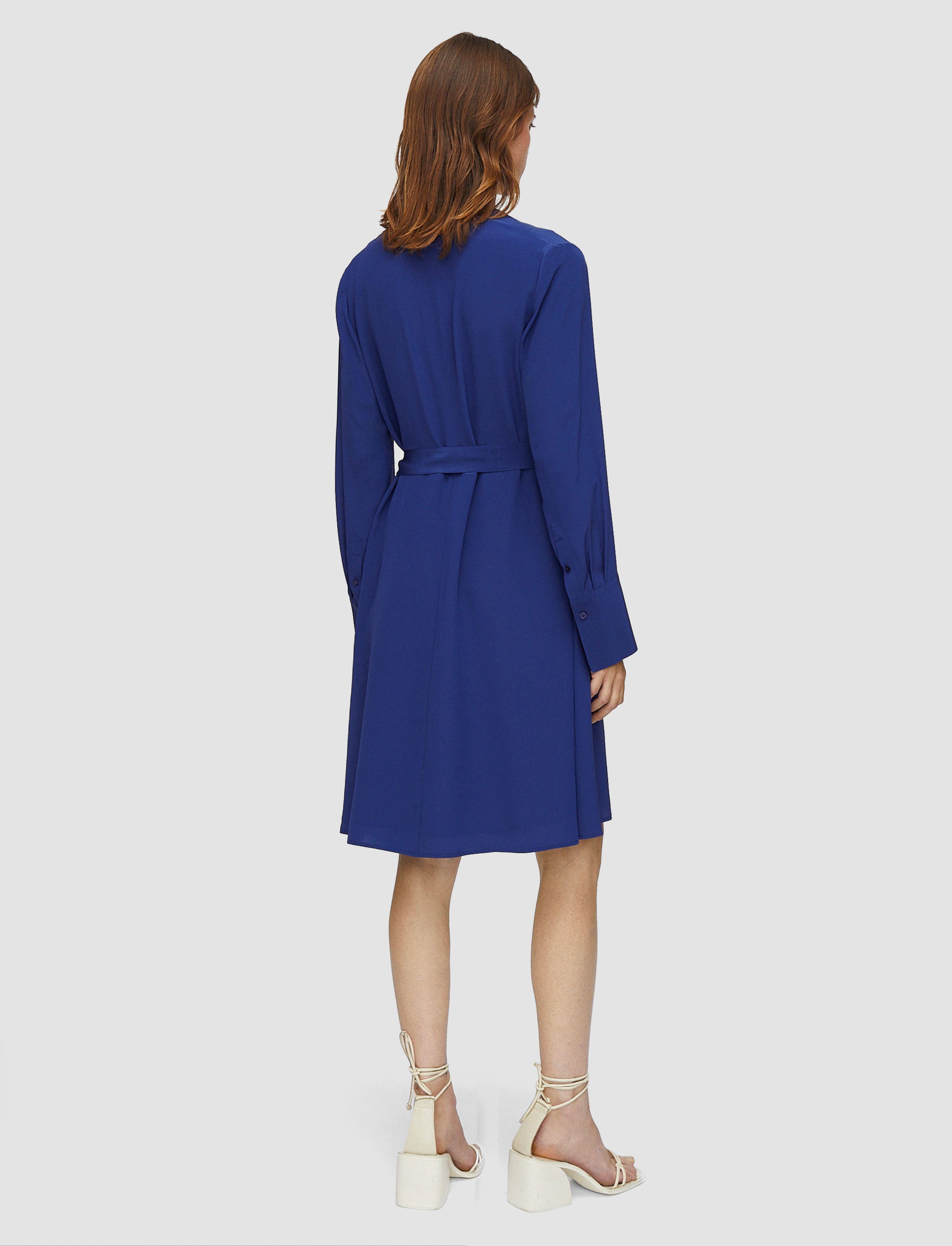 blue-siam-crepe-de-soie-silk-dress-JOSEPH