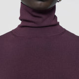 Silk Stretch High Neck Top