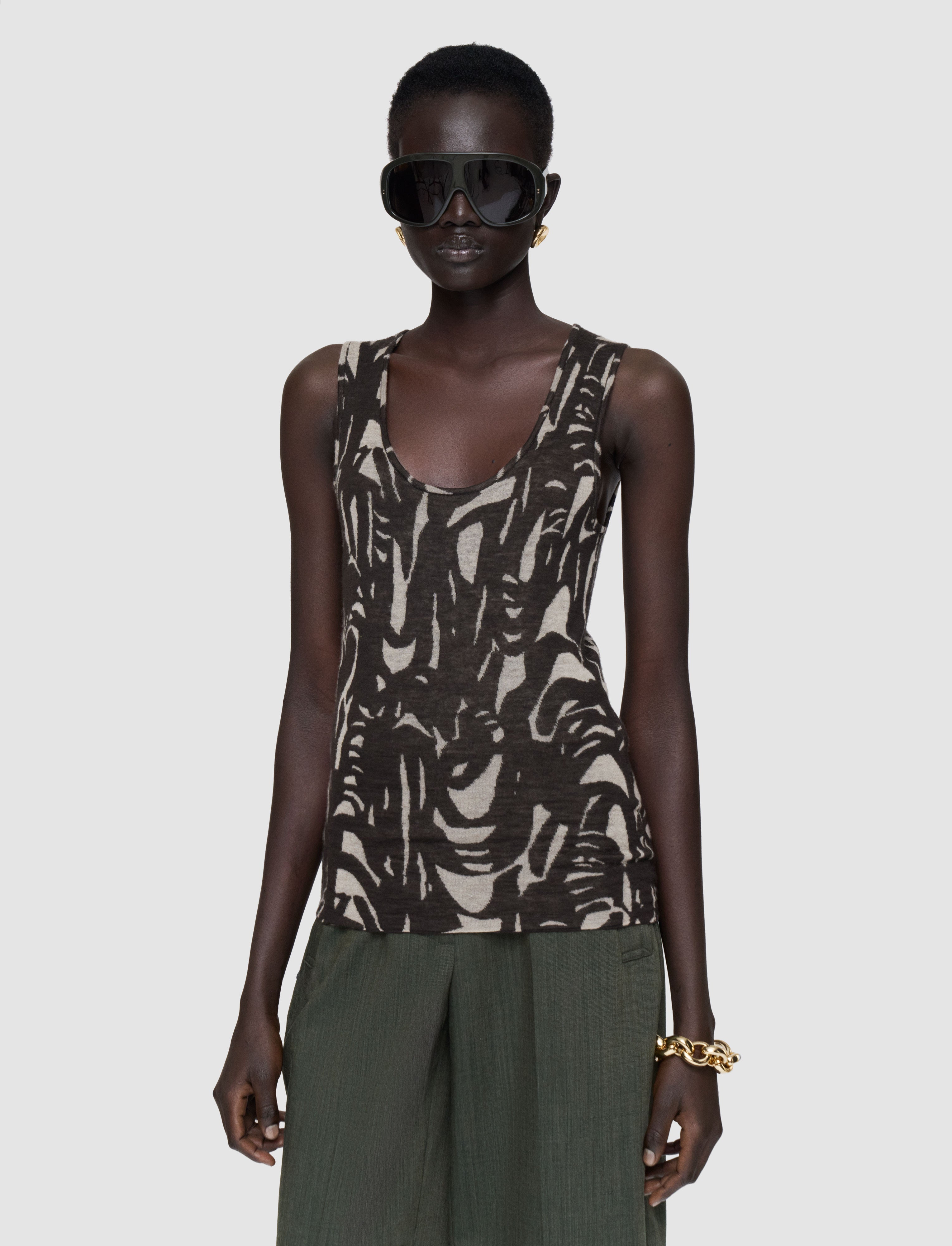 multicolour-silla-cashair-jacquard-vest-JOSEPH