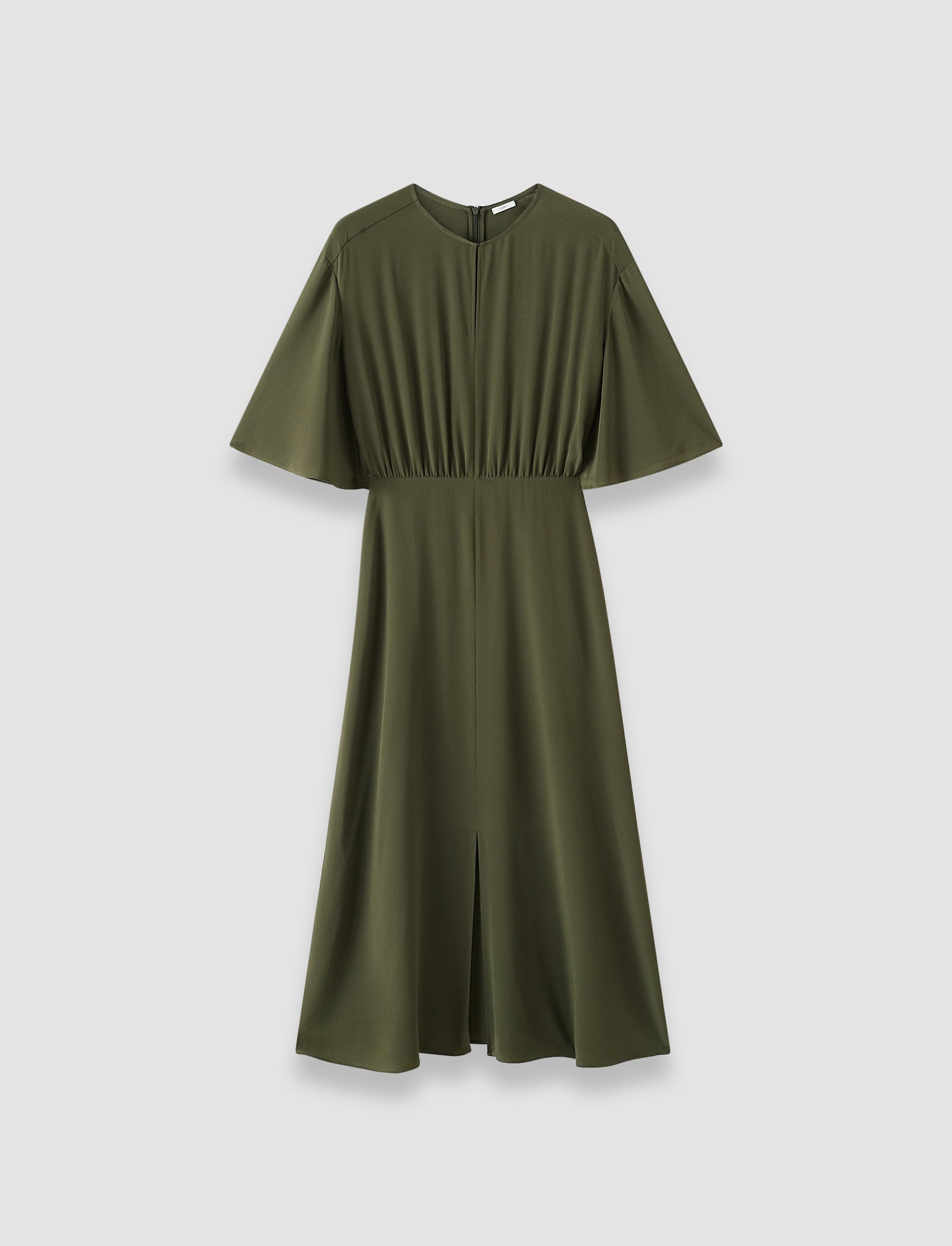 グリーン-silsila-crepe-de-soie-silk-ドレス-JOSEPH