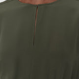 Green Silsila Crepe de Soie Silk Dress - Joseph