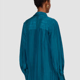 Blouse Sina en soie rayée 