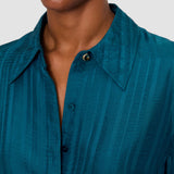 Blouse Sina en soie rayée 