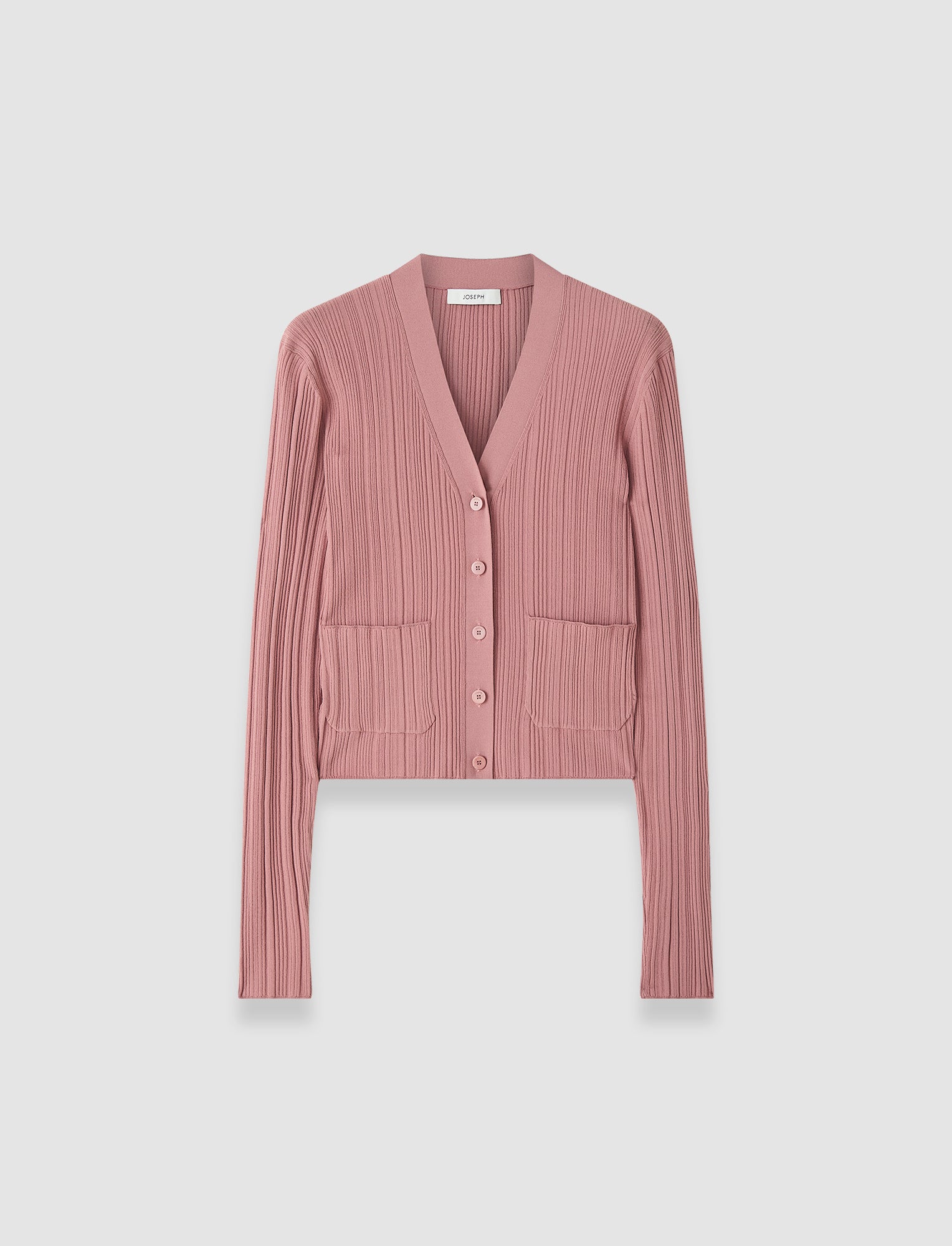 rose-cardigan-sinai-en-maille-plissee-JOSEPH