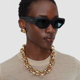 Black Souk Cat Eye Sunglasses - Joseph