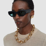 Black Souk Cat Eye Sunglasses - Joseph