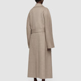 White Spencer Double Face Cashmere Coat - Joseph