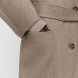 White Spencer Double Face Cashmere Coat - Joseph