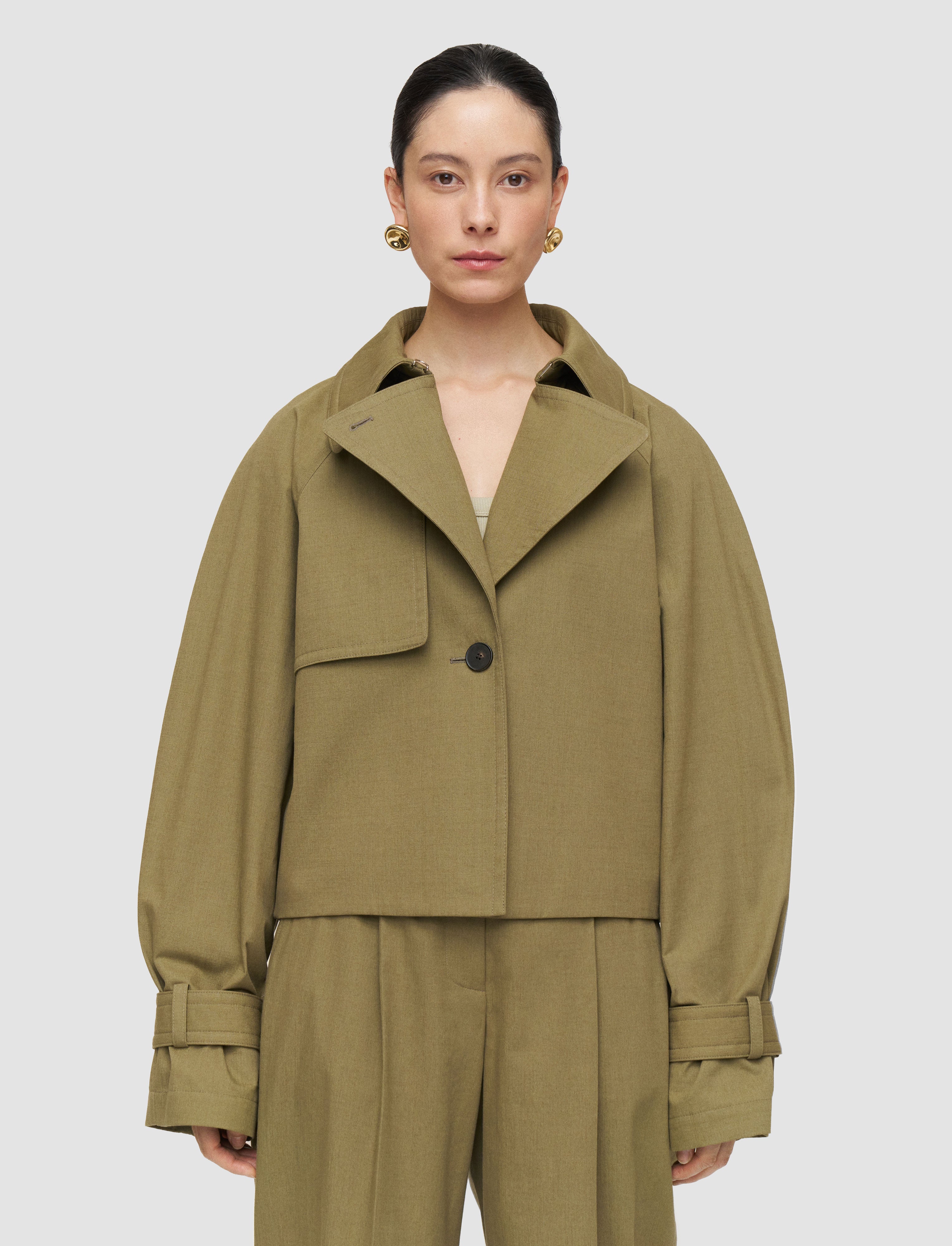 green-suber-light-cotton-jacket-JOSEPH