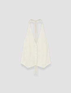 White Suez Pleat Jacquard Jacket - Joseph