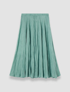 Blue Sully Habotai Silk Skirt - Joseph