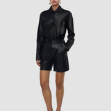 Suze Soft Nappa Leather Shorts