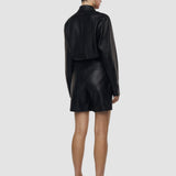 Suze Soft Nappa Leather Shorts