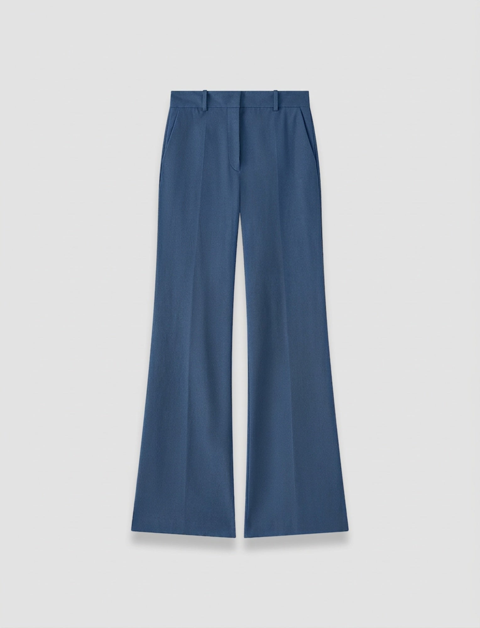 blue-tafira-gabardine-stretch-trousers-JOSEPH