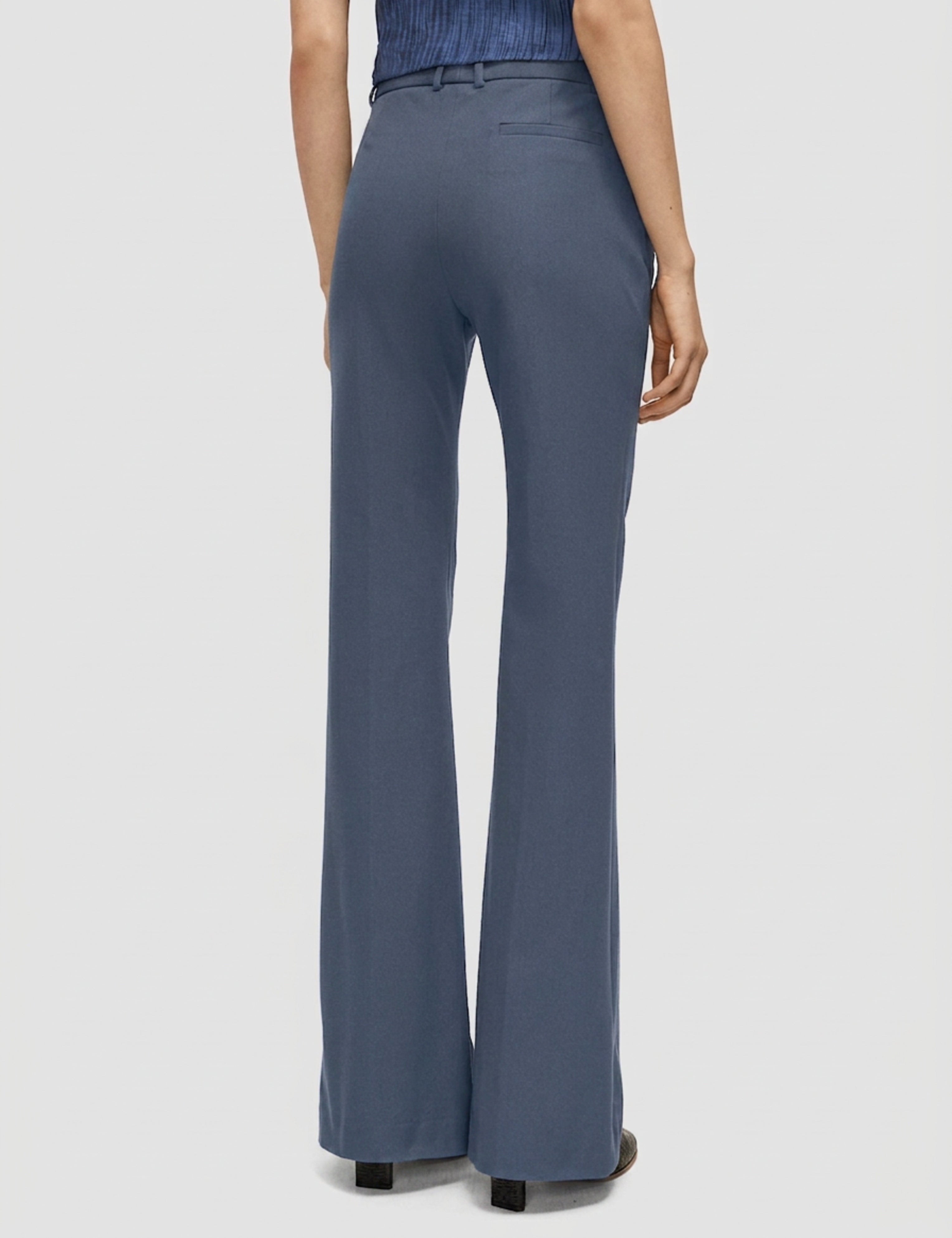 Blue Tafira Gabardine Stretch Trousers - Joseph
