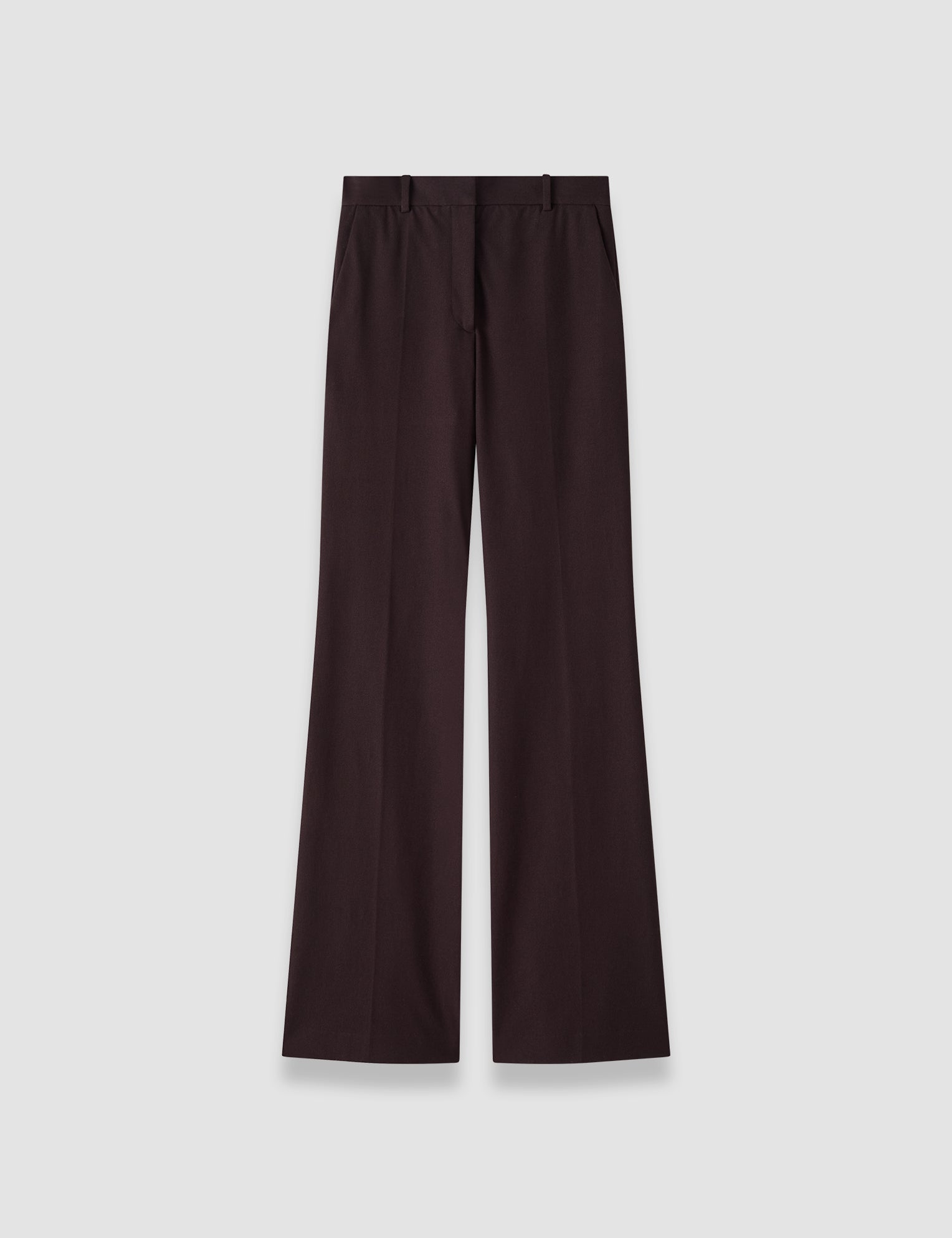 Purple Tafira Gabardine Stretch Trousers - Joseph