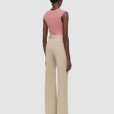 Beige Tafira Gabrdine Stretch Trousers - Joseph