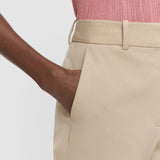Beige Tafira Gabrdine Stretch Trousers - Joseph