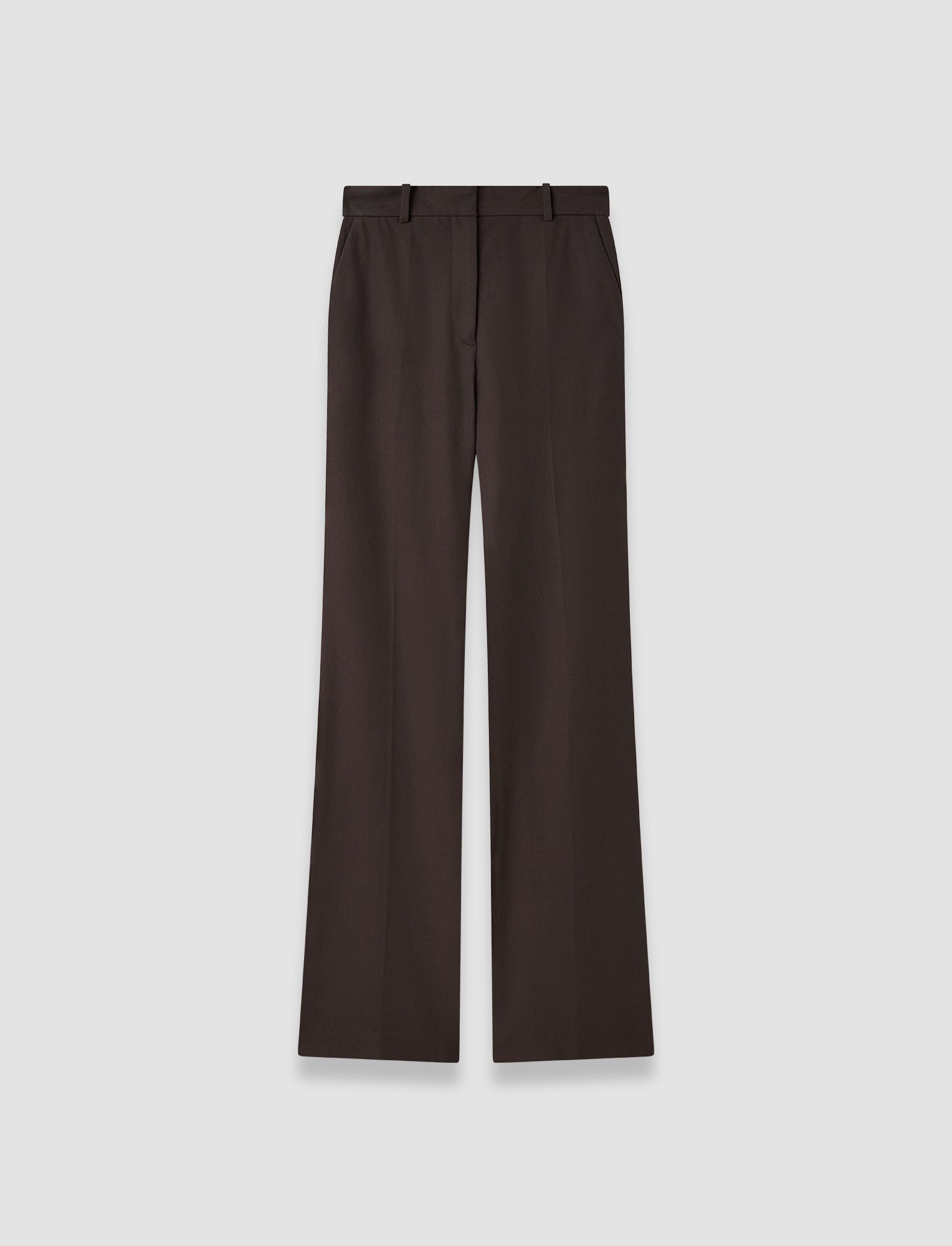 ブラウン-tafira-gabardine-stretch-トラウザーズ-JOSEPH