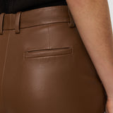 Pantalon Tafira en cuir stretch 