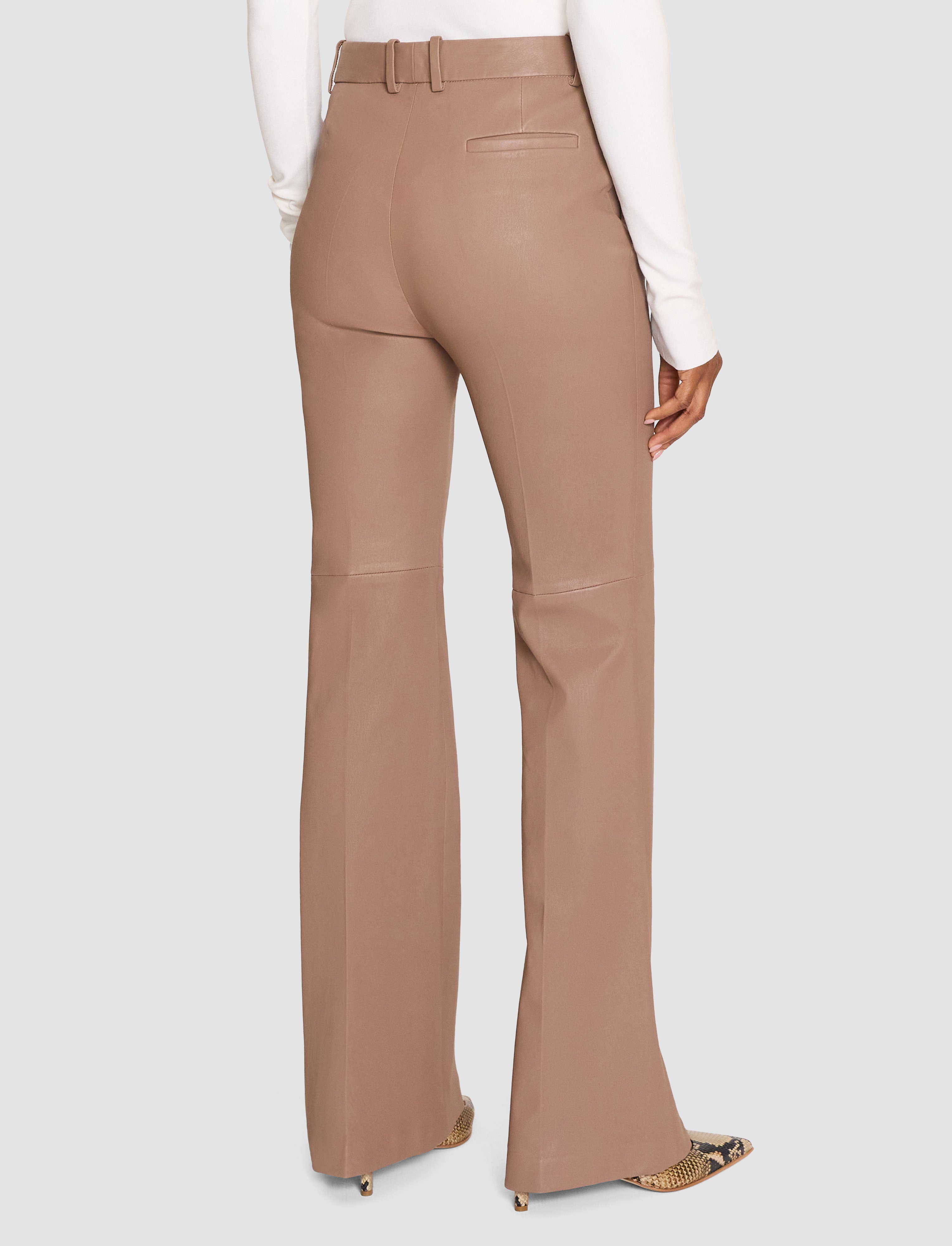 brown-tafira-leather-stretch-trousers-JOSEPH