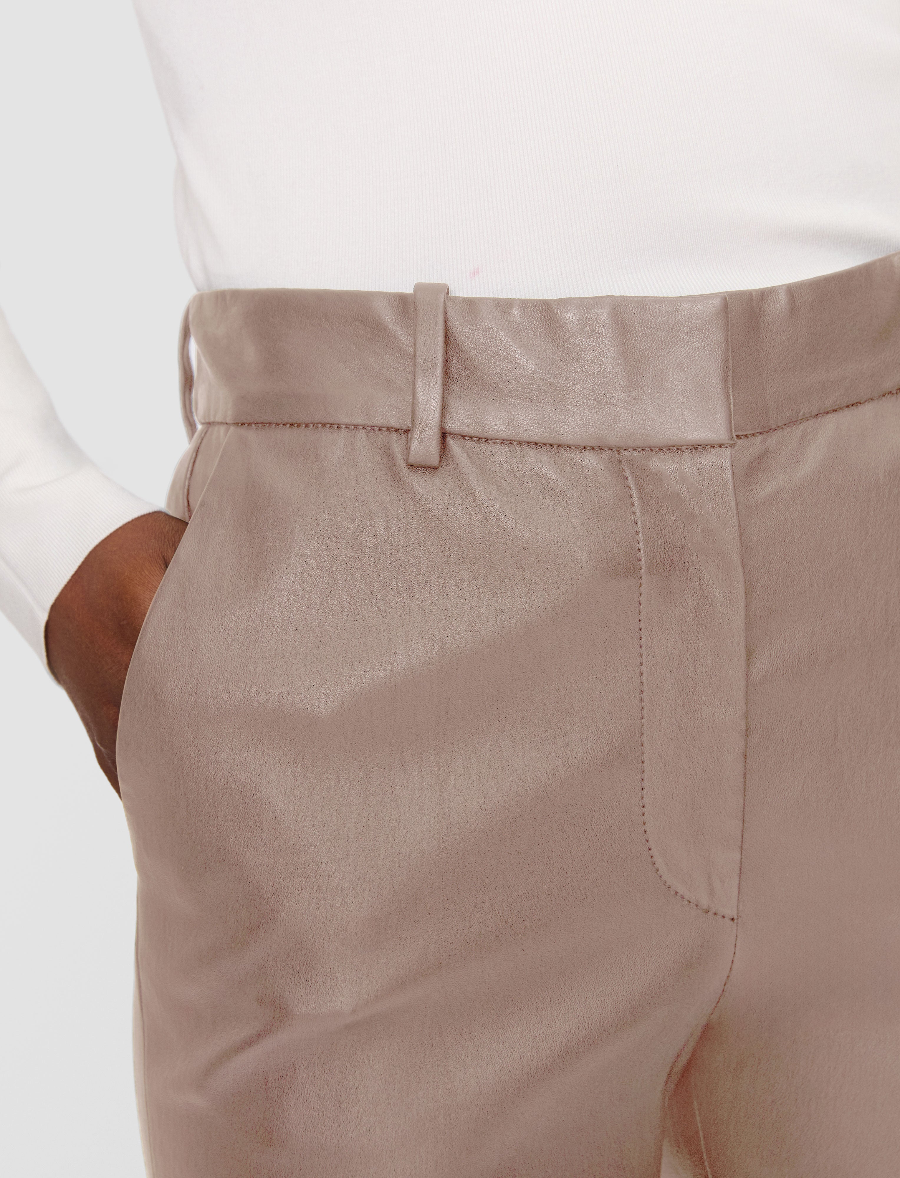 brown-tafira-leather-stretch-trousers-JOSEPH
