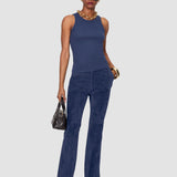 Pantalon Tafira en daim stretch 