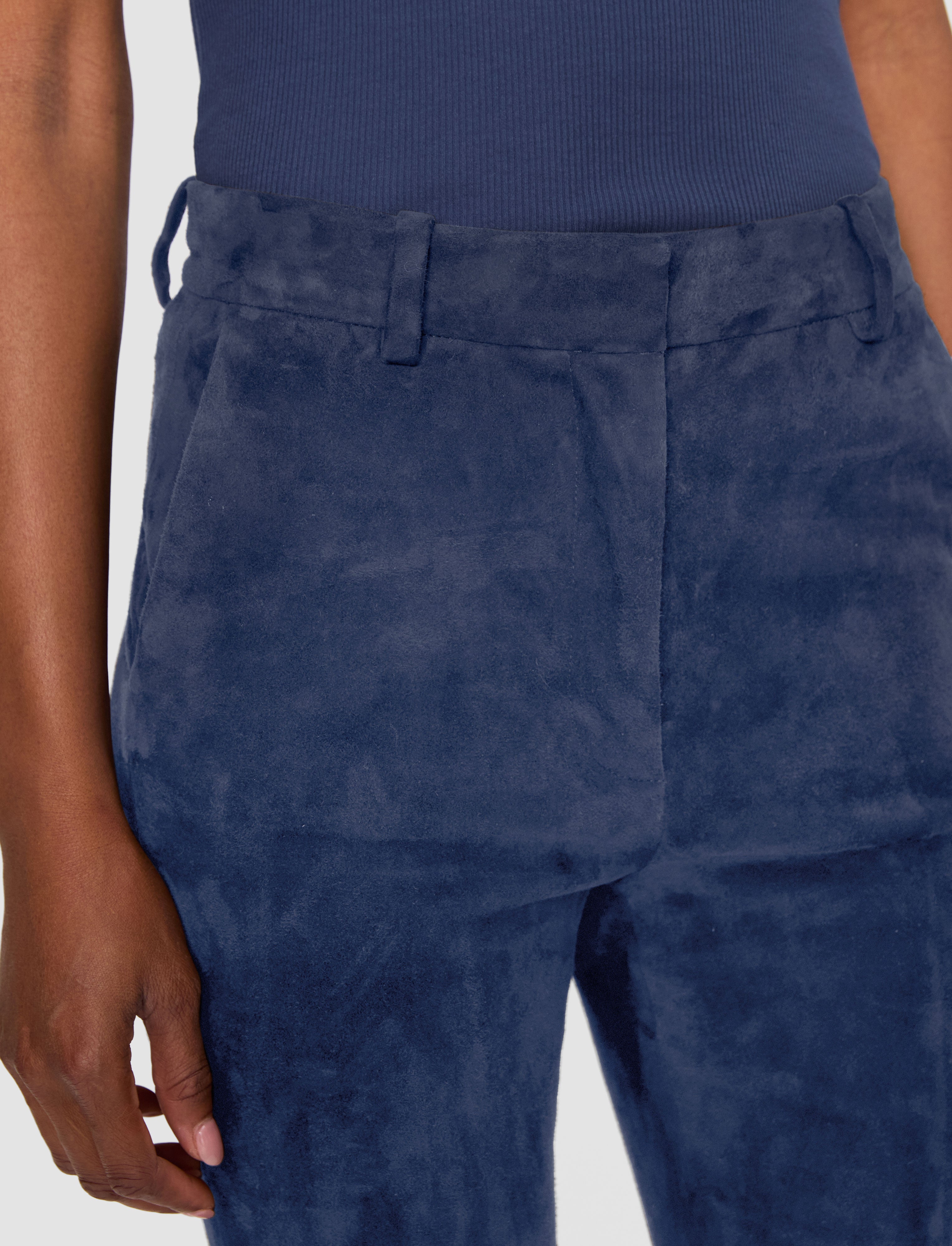 bleu-pantalon-tafira-en-daim-stretch-JOSEPH