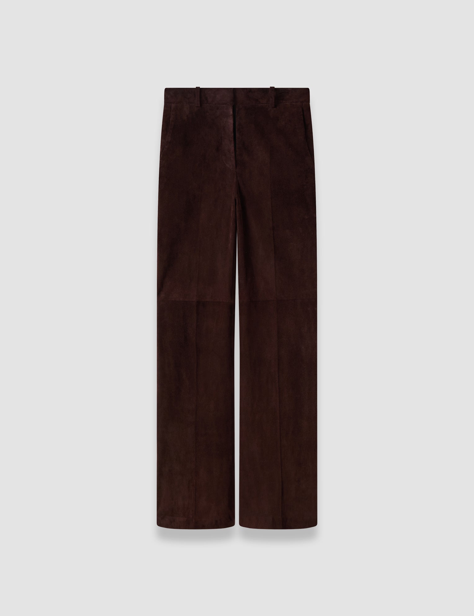 Purple Tafira Suede Stretch Trousers - Joseph