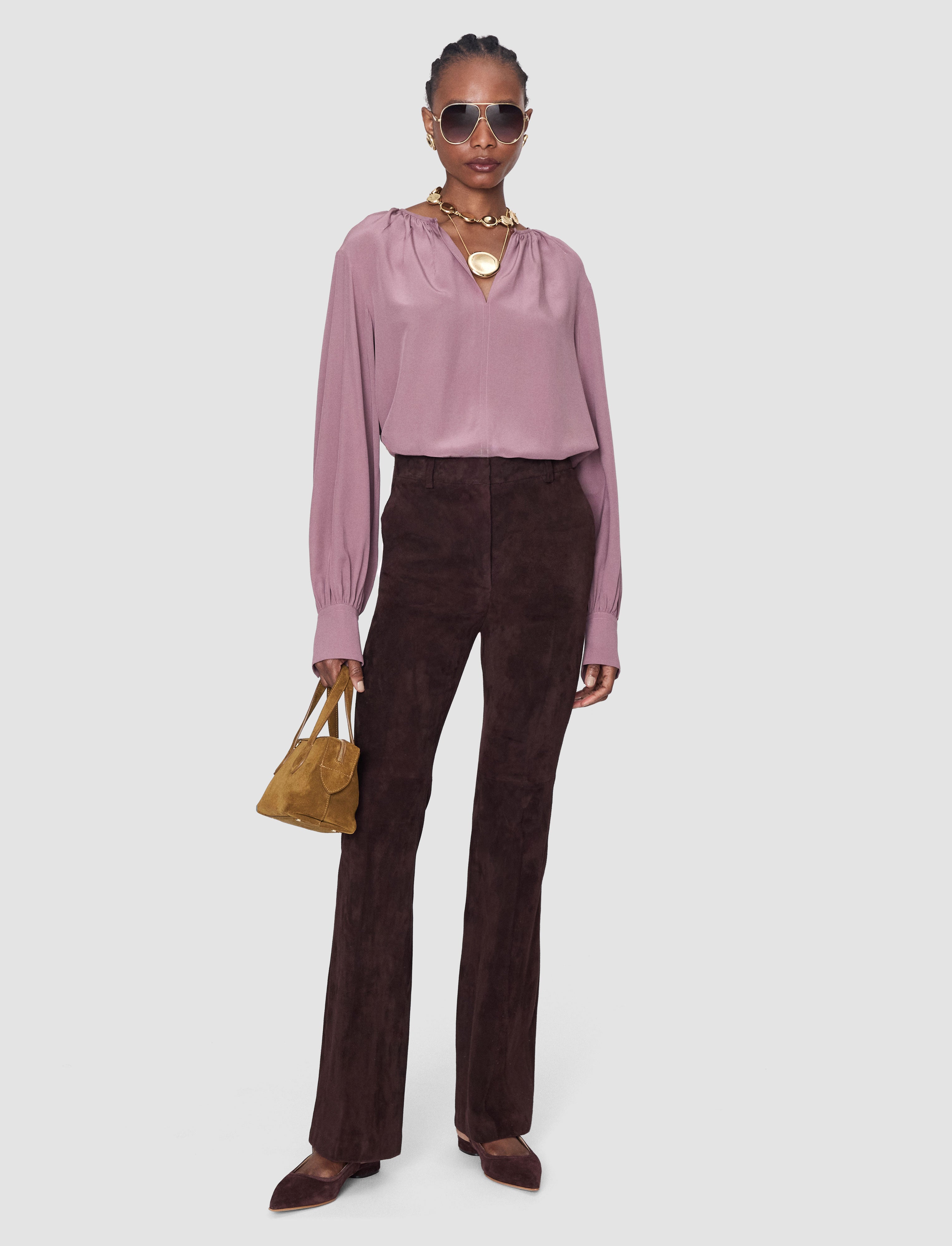 purple-tafira-suede-stretch-trousers-JOSEPH