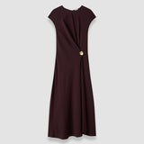 Purple Taipan Crepe Dress - Joseph