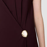 Purple Taipan Crepe Dress - Joseph
