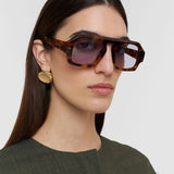 Brown Talba Aviator Sunglasses - Joseph