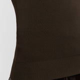 Brown Talos Light Viscose Vest Top - Joseph