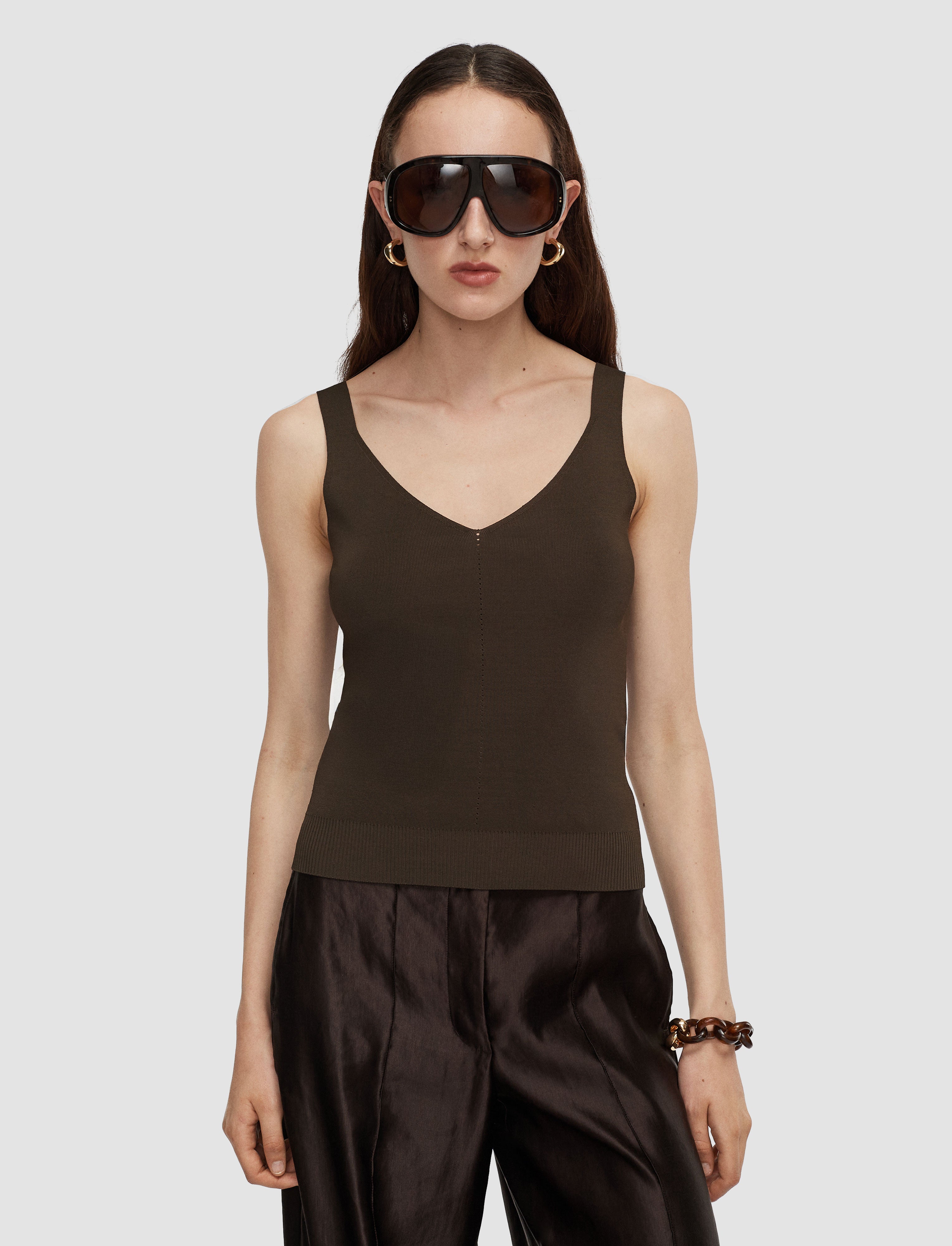 brown-talos-light-viscose-knit-top-JOSEPH