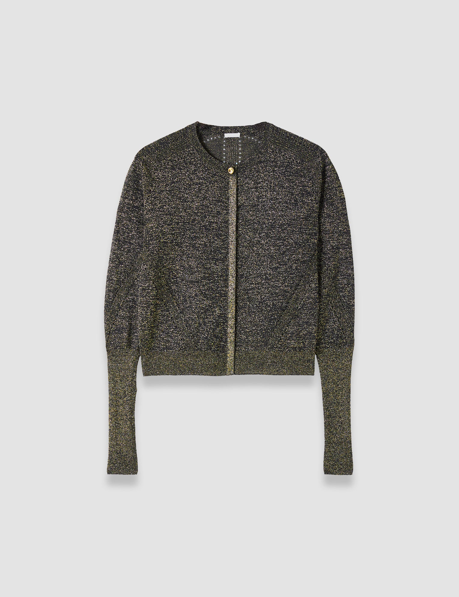 Black Tasse Lurex Knit Cardigan - Joseph