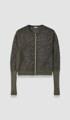 Black Tasse Lurex Knit Cardigan - Joseph