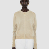 Gold Tasse Lurex Knit Cardigan - Joseph