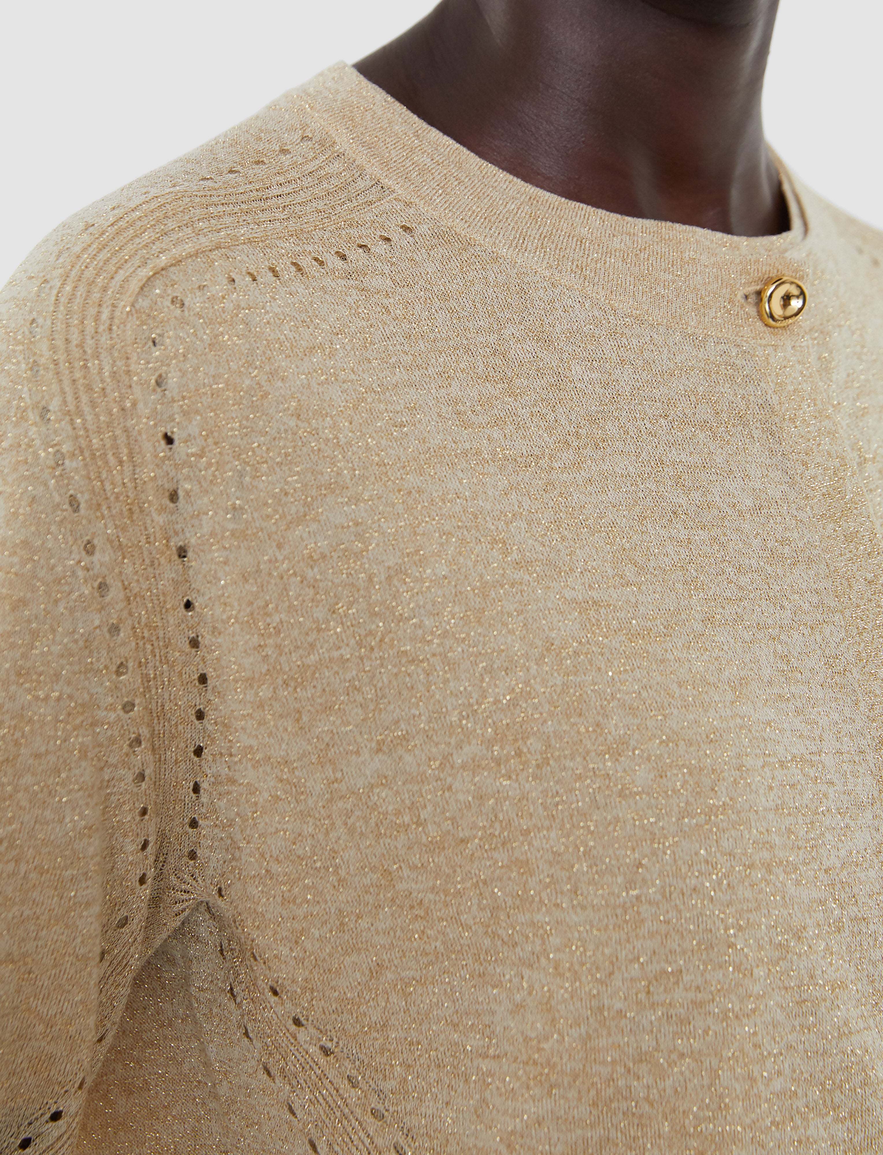 gold-tasse-lurex-knit-カーディガン-JOSEPH