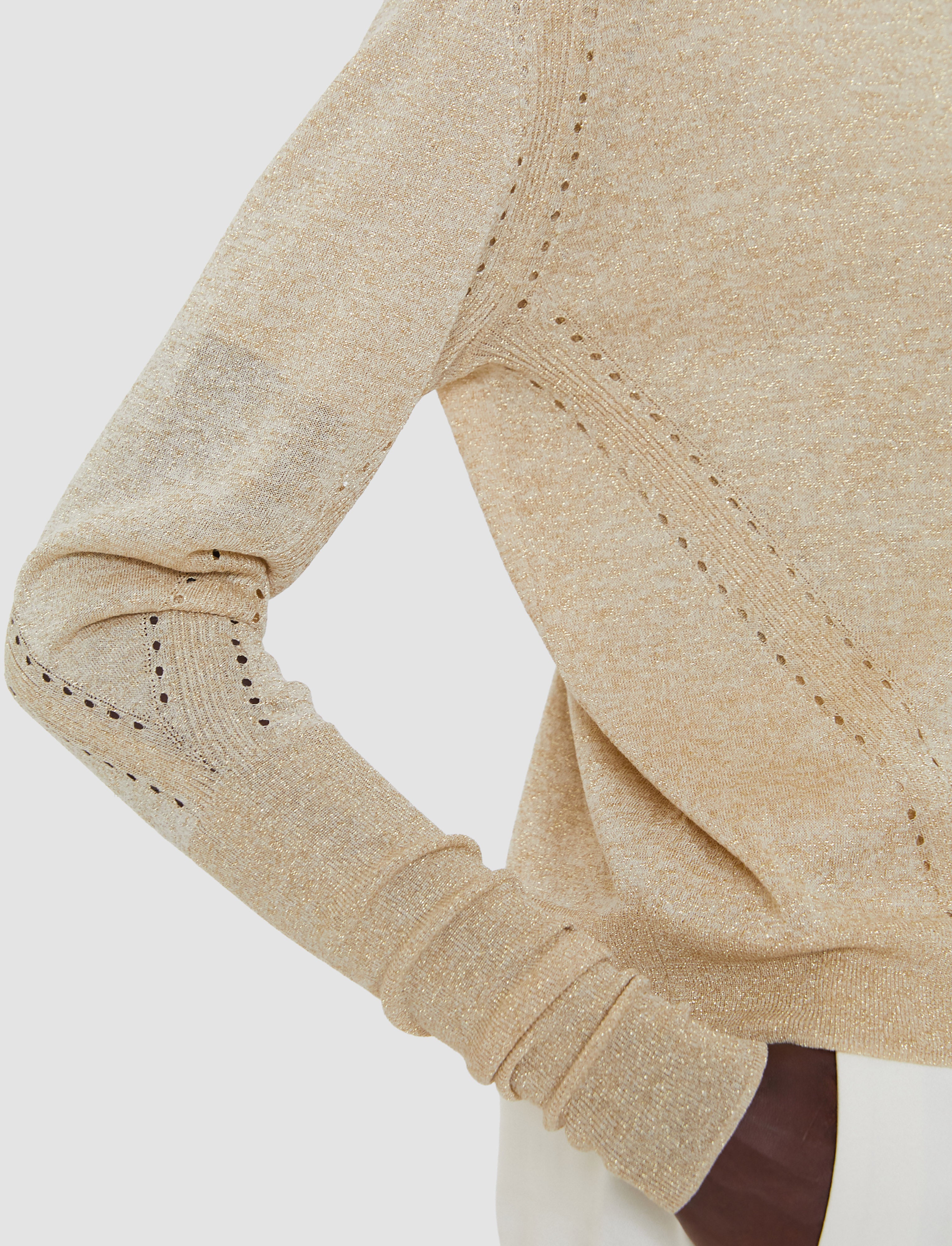 gold-tasse-lurex-knit-カーディガン-JOSEPH