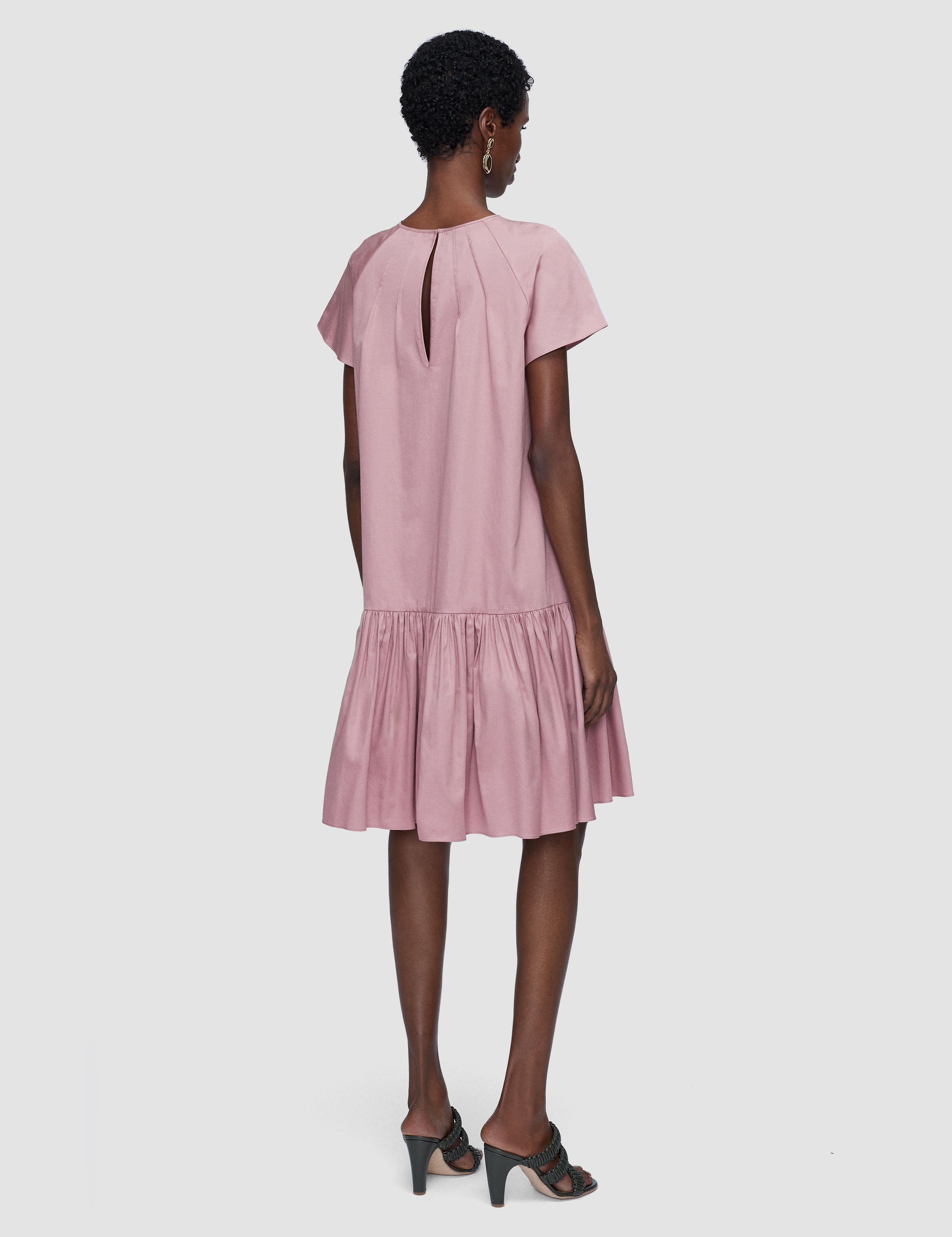 Pink Tazi Cotton Sateen Dress - Joseph