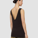 Brown Tell Silk Knit Vest Top - Joseph