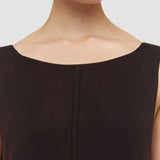 Brown Tell Silk Knit Vest Top - Joseph