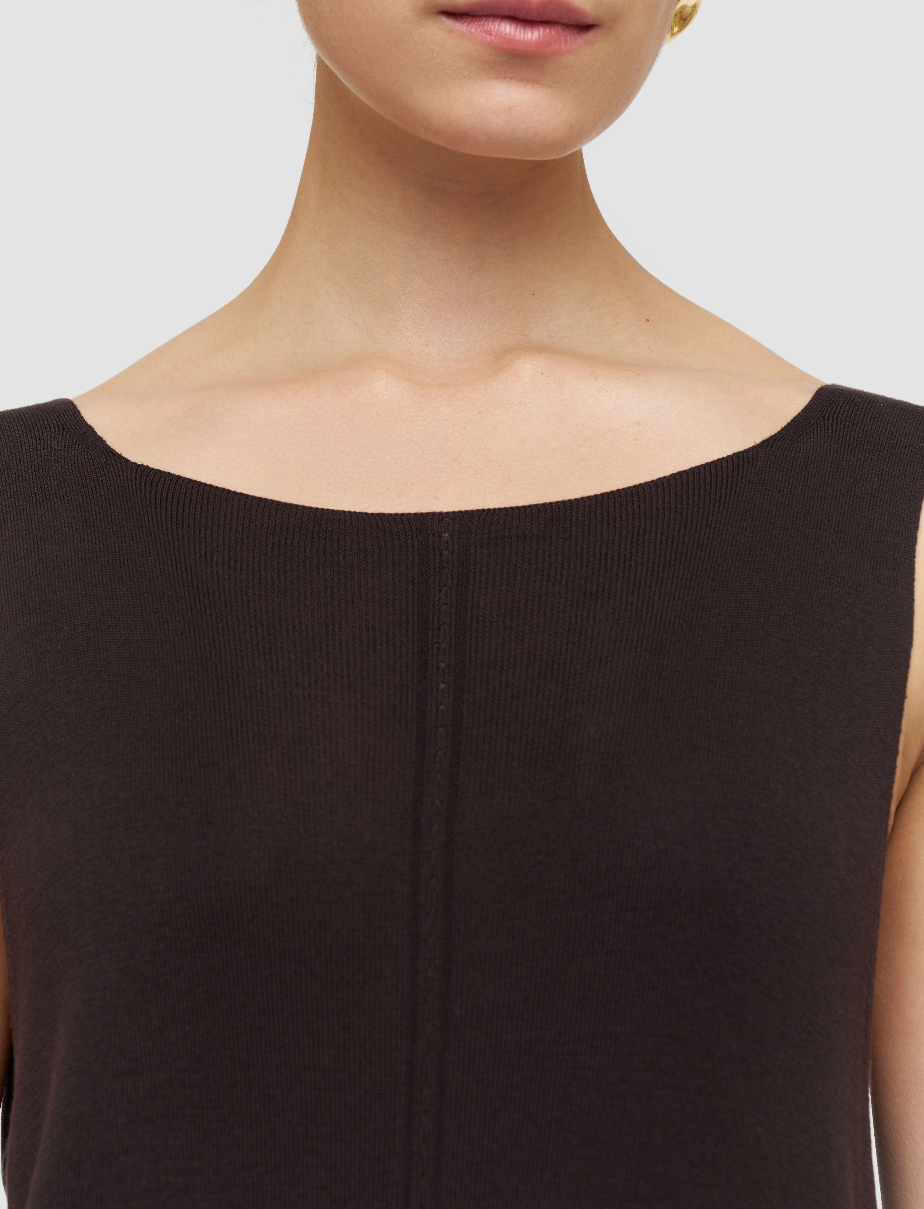 brown-tell-silk-knit-vest-top-JOSEPH