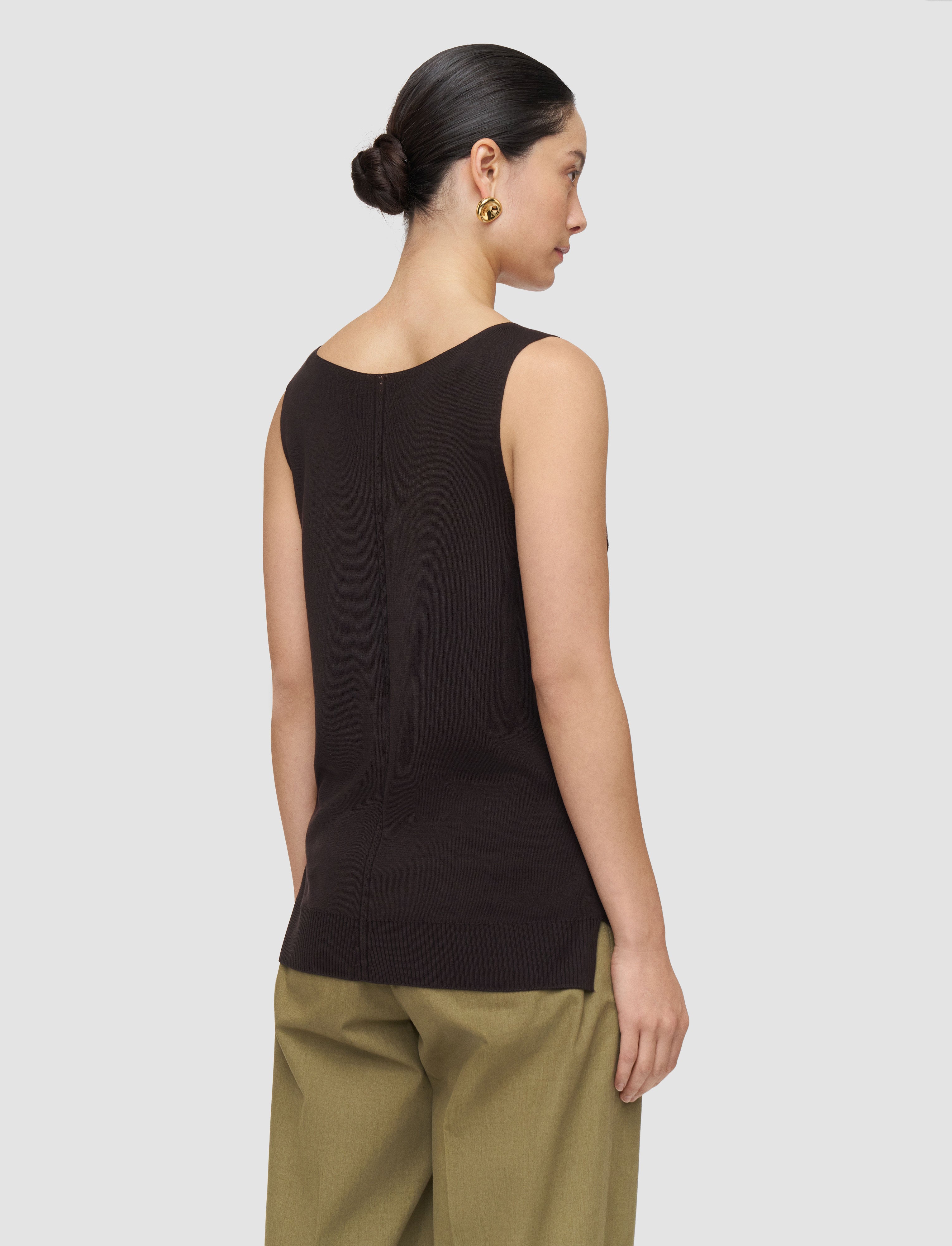 brown-tell-silk-knit-vest-top-JOSEPH